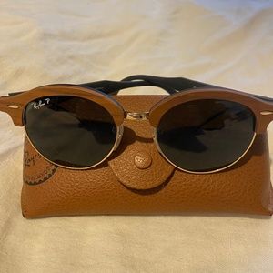 Ray Ban Sunglasses Club Master Cherry Wood